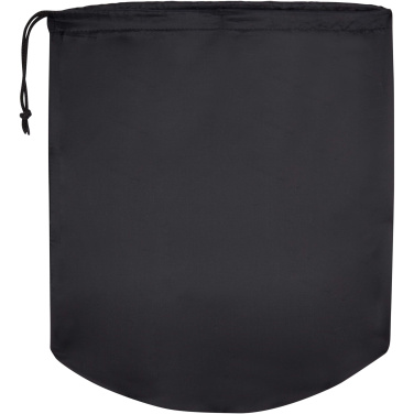 Logo trade promotional gifts image of: Huggy fleece plaid blanket with carry pouch 220x250 cm